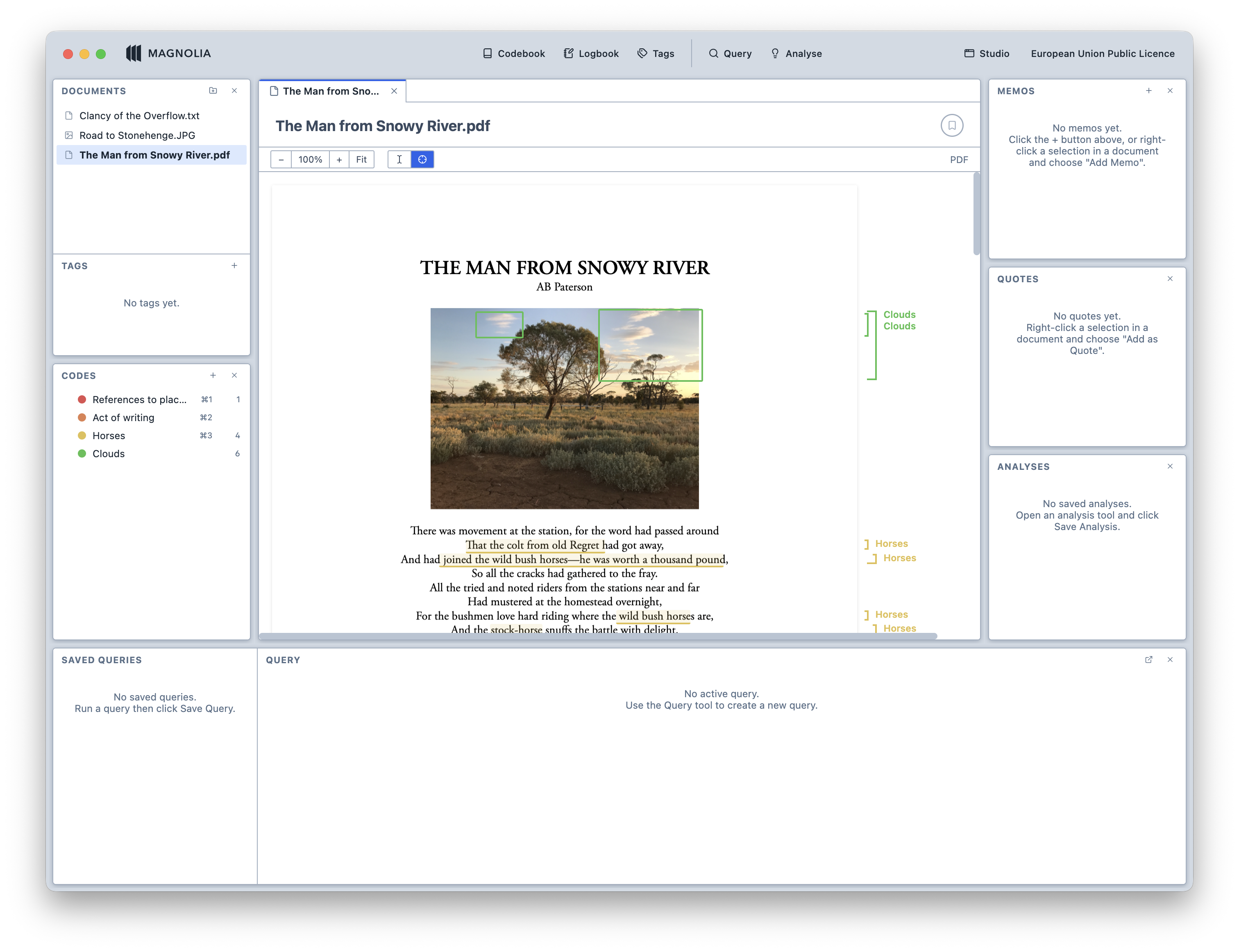A coded PDF