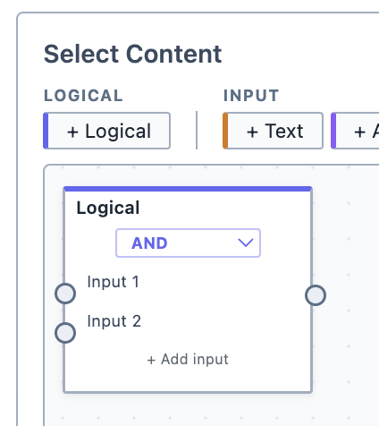 The logical operator node.